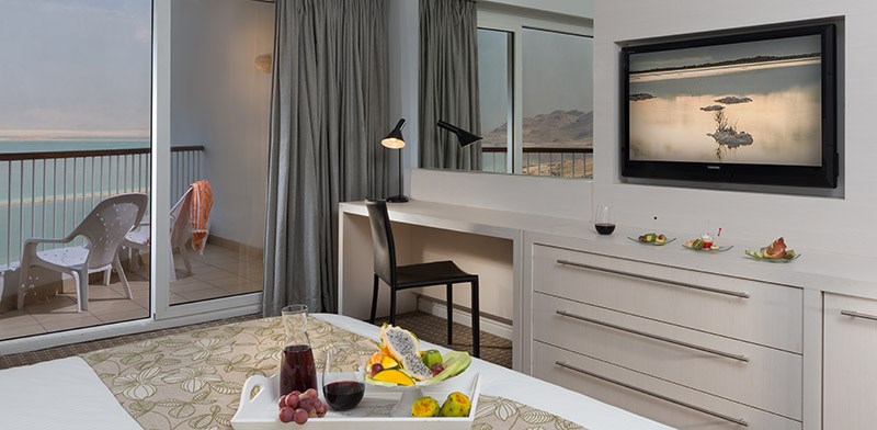 מלון דיוויד ים המלח | חדר עם מרפסת