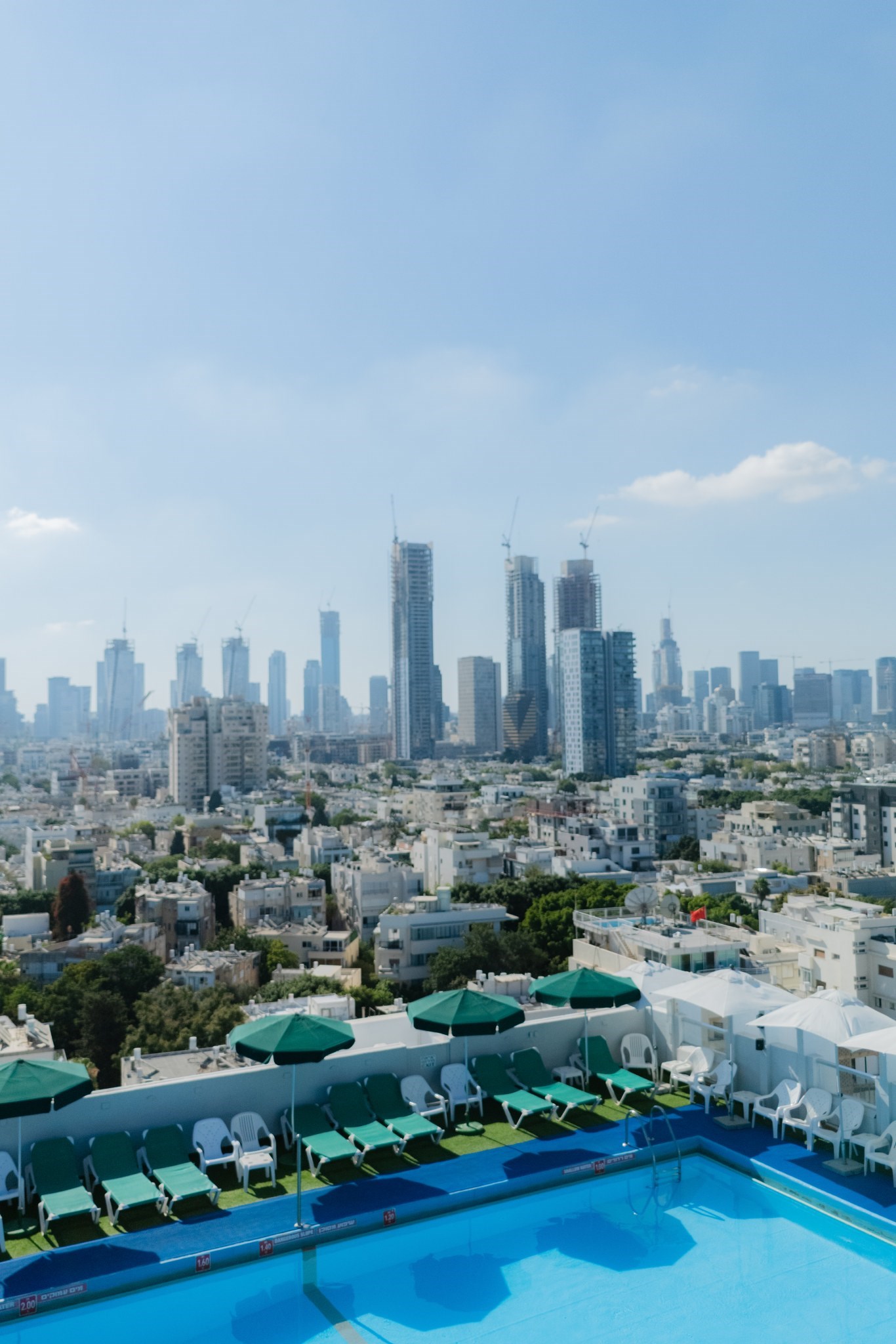 בריכה ופעילות ספורט בסביבה - מלון גרנד ביץ' תל אבי