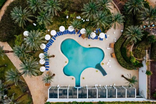 מלון דיוויד ים המלח - מבט על בריכת השחייה
